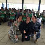 Photo 4 – Leading Aircraftman Chantelle Ramage – middle – from the RNZAF… (2)
