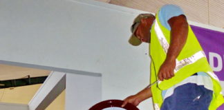 New clock at Fuaʻamotu international airport donated by Rotary Club Nukuʻalofa