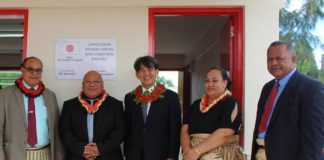 Japan launches new classroom in Tonga