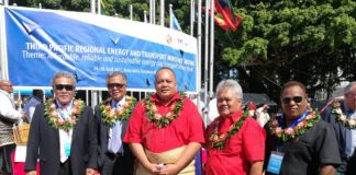 Crown Prince greets Pacific Energy and Transport Ministers in Tonga