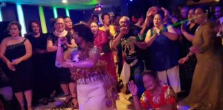 Miss Appraxus beauty pageant contestants appear at fundraiser