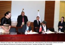 Japanese $40 million grant builds five wind turbines in Niutōua