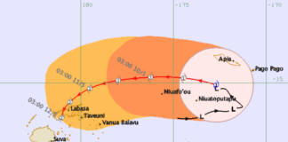 Tropical cyclone warning for Niuas, heavy swells, rough seas predicted for coastal regions