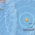 Earthquake hits near Tonga
