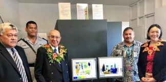 New Zealand aviation security equipment handover, Fua’amotu International Airport