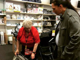 Tweet shows pregnant Dame Valerie Adams on shopping trip for her expected baby