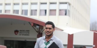 Māvaetangi’s award presented in Tonga after being graduated from AIS Auckland