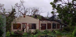 Falling trees and downed power poles hinder relief effort, says Minister