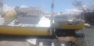 New sailing boat for Niua badly damaged by cyclone Gita