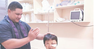 Church minister visits Lapaha attack victim