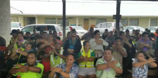 WATCH: Staff dancers limber up for Friday’s new domestic wharf celebration