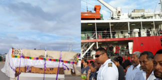 Emotional farewell from FISA staff for Niutoni Langilangi