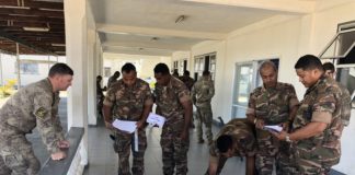 Tongan army officers get construction training from NZDF