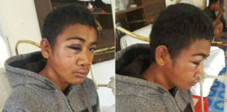 Five men allegedly threatened to chop up boy with axe and throw him into a well