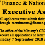 Ministry of Finance Sept 18