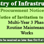MInistry of Infrastructure sept