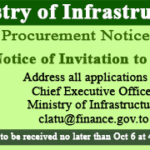MInistry of Infrastructure sept