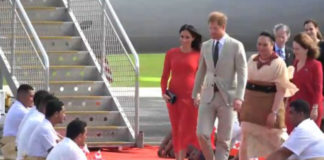 Prince Harry and Meghan Markle touch down in Tonga for royal tour