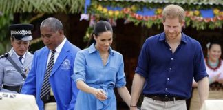 Plaque unveiled by Prince Harry installed to mark Tonga’s part in Queen’s forestry project