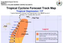 Cyclone warning for Fiji and Tonga