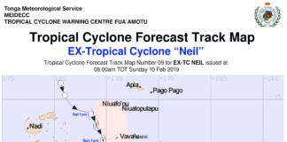 Reports of minor damage as cyclone warning cancelled for Tonga
