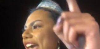 Ceremony was wrong time and place for speech against bullying say critics, but former winner says she is “relieved”