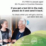 Counties Manukau Health bowel screening ad