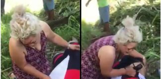WATCH: Mum sobs “Why did you go, you should have stayed with me;” as her son lying dead at crash site