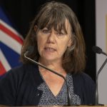 Director of Public Health Caroline McElnay is giving the update.