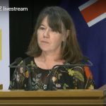 Director of Public Health Caroline McElnay is giving the update.