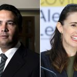 PM Ardern and Simon Bridge