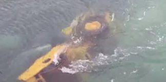 Government’s only road roller in Vava‘u falls into sea