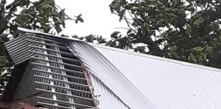 Cyclone takes roof off government building; photo of damage stirs controversy, complaints