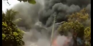 Black smoke billows from Vava‘u house fire