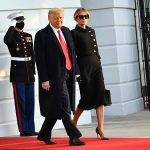 Donald Trump depart photo by AP