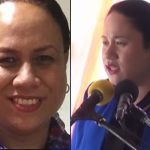 Linda Folaumoetu’i and Akosita Lavulavu