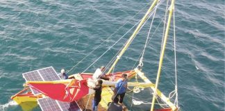 Marshalls trials solar powered outboard engines