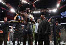 UFC champ Israel Adesanya off to US