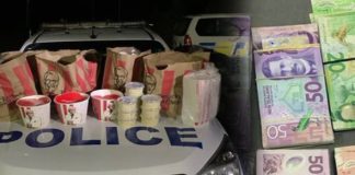 Gang associates caught with over $100k cash, car boot full of KFC at Auckland border