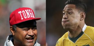 Tonga coach Toutai Kefu has declared for former Wallaby Israel Folau will play for him after a change to eligibility rules