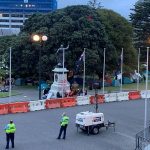 Blocks outside NZ Parament