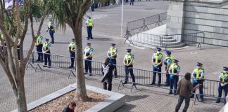 Covid-19: Protesters camped at Parliament warned they could be trespassed