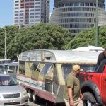 Protesters in Wellington
