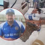 Sione Lavalu inset and in hospital