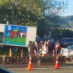 Locals guards Waionuiomata Marae