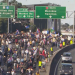 Protest-march