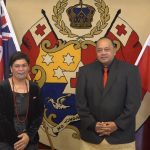 PM and Nanaia Mahuta by Television Tonga
