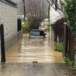 Vehicle flooded