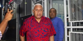 Frank Bainimarama spends night in police cell, due in court today
