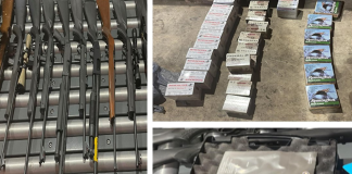 Customs officer arrested as dozen of illegal guns, thousands of ammunitions intercepted at Tonga border